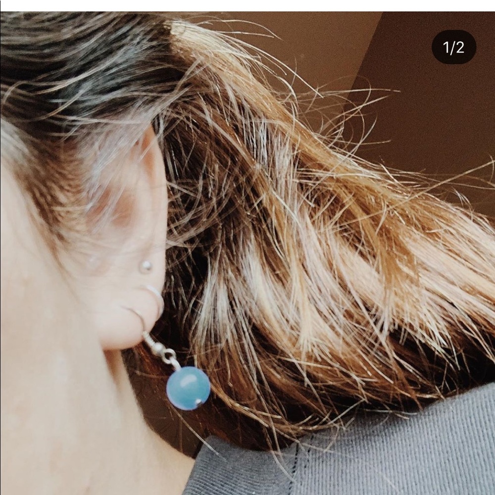 Periwinkle Costume Earrings